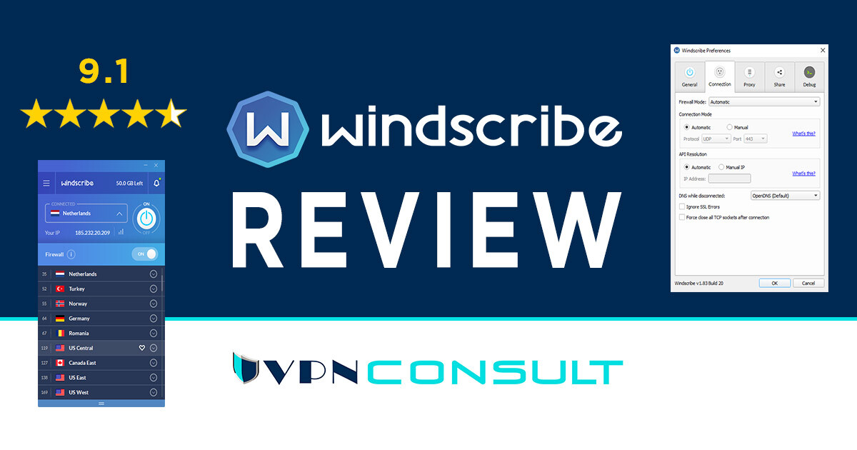 Windscribe VPN Review