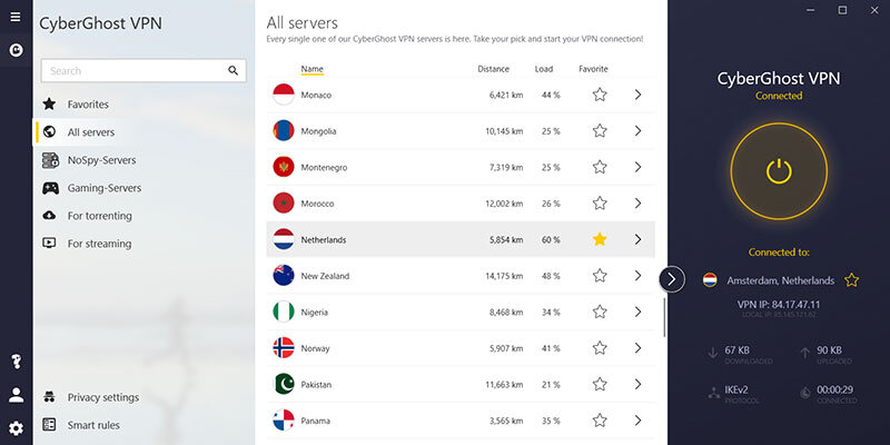 CyberGhost VPN Windows