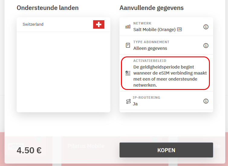 Airalo eSIM activatie